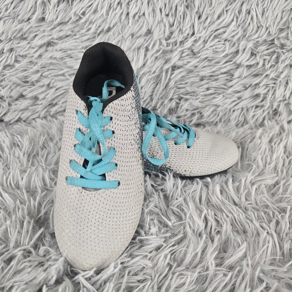 DSG Kids 11K‎ Grey Teal Speed Viper Athletic Soccer Cleats DSGYP21-TEAL